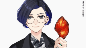 チキン・ターキーを持つ手のイラスト