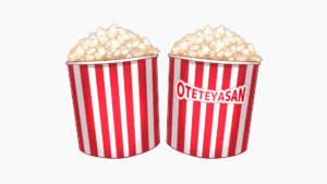 ポップコーンのイラスト