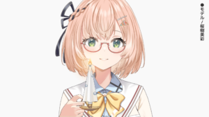 キャンドルを持つ手のイラスト