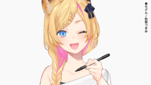 ペンを持つ手のイラスト②