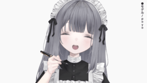 万年筆を持つ手のイラスト