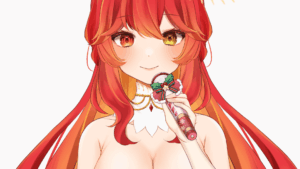 クリスマスマイクを持つ手のイラスト