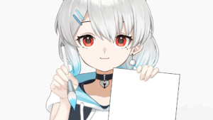 【有料】書初めをする手のイラスト