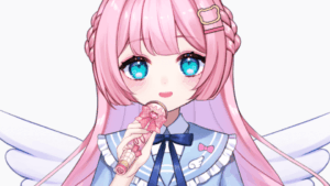 【有料】バレンタインマイクを持つ手のイラスト