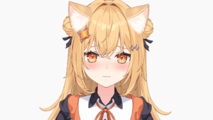 猫耳(茶・黒・白)のイラスト