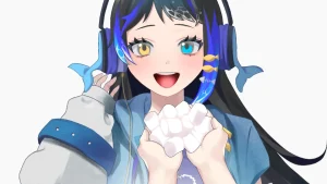 マシュマロを持つ手のイラスト