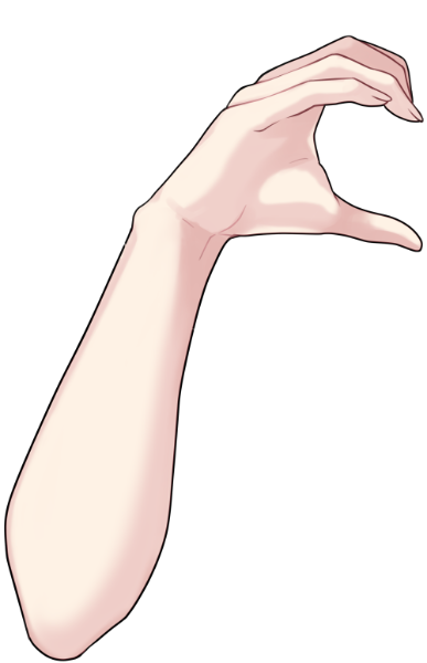 ハートをつくる手のイラスト