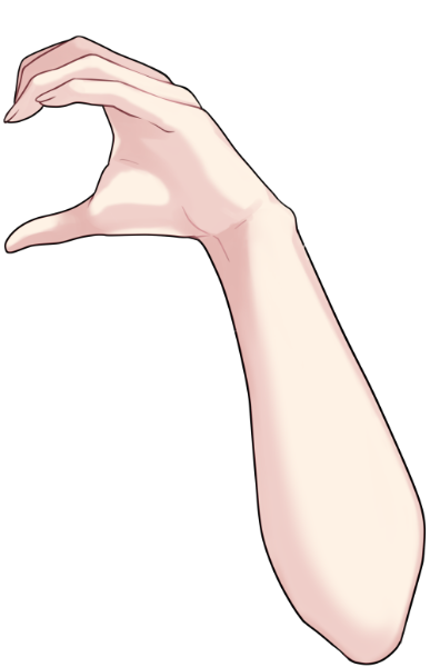 ハートをつくる手のイラスト