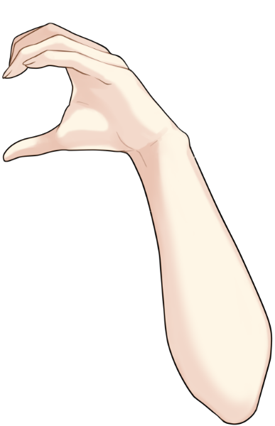 ハートをつくる手のイラスト