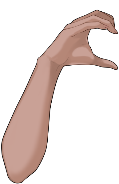 ハートをつくる手のイラスト