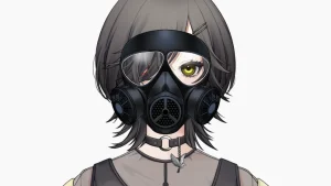 ガスマスクのイラスト