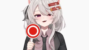 回答札(マル・バツ)を持つ手のイラスト