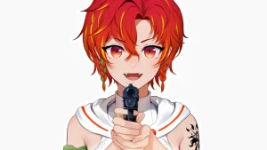 銃を持つ手(両手)のイラスト